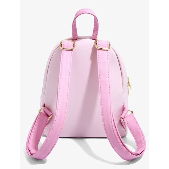 Loungefly Disney Sleeping Beauty Chibi Princess Aurora Pink Mini Backpack